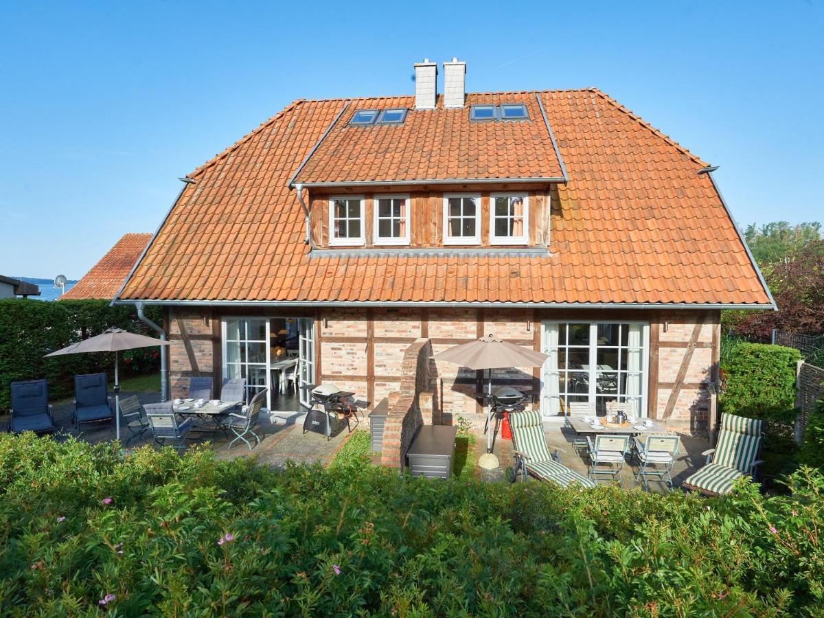 Fachwerkhaeuser Seedorf - Haushaelfte "Sophie Charlott" Mit Kamin Und Terrasse Ngoại thất bức ảnh