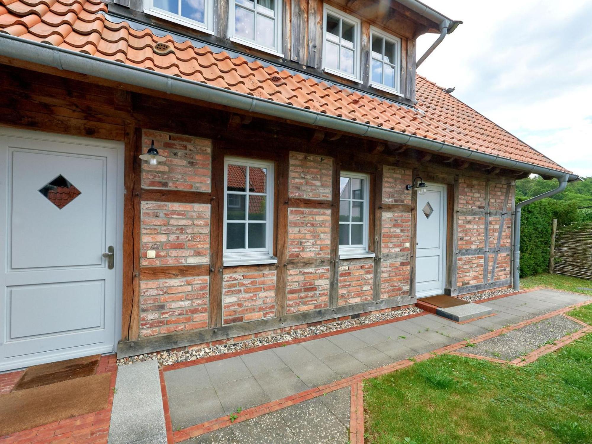 Fachwerkhaeuser Seedorf - Haushaelfte "Sophie Charlott" Mit Kamin Und Terrasse Ngoại thất bức ảnh